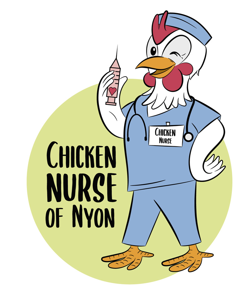 logo chicken nurse of Nyon